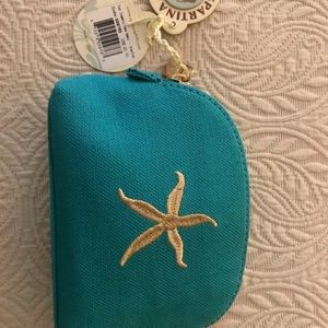 Adorable NWT Spartina cosmetic bag